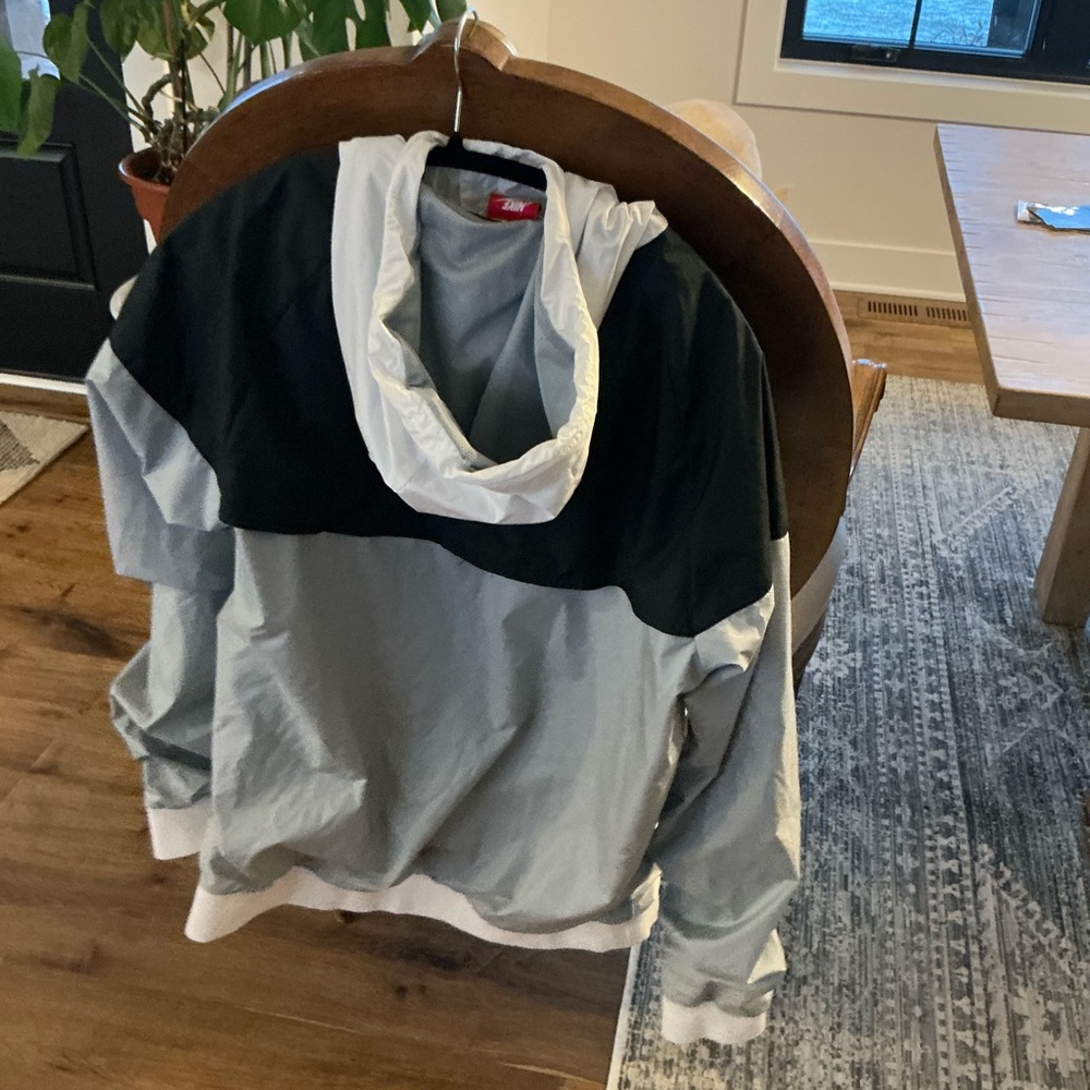Men’s Nike Black, white and Gray Hooded Jacket. Worn once. Smoke free home. - Picture 3 of 4